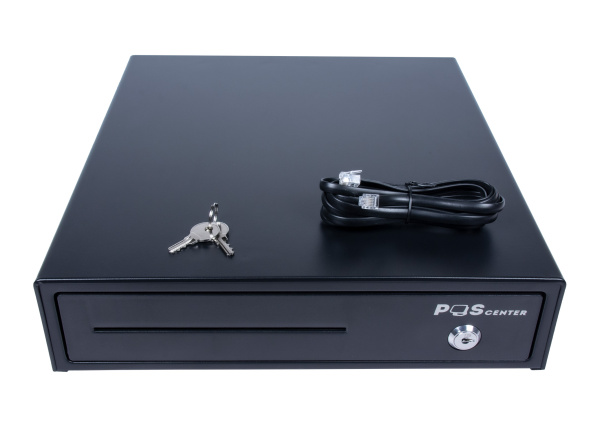 Денежный ящик POScenter 13L 335x368x80 распайка для "ШТРИХ-М", EPSON (Атол) черный