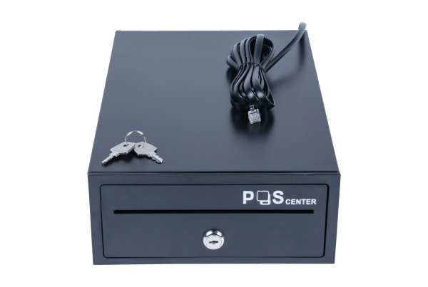 Денежный ящик POScenter Compact 205x300x90 распайка для "ШТРИХ-М", EPSON (Атол) черный
