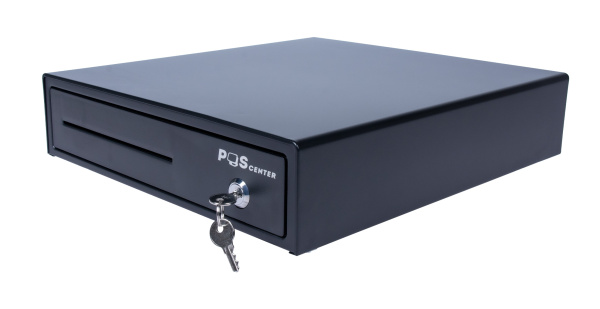 Денежный ящик POScenter 13L 335x368x80 распайка для "ШТРИХ-М", EPSON (Атол) черный