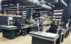 Диспенсер для сигарет четырехъярусный на Г-образном подвесе, 12 линий, 528 пачек