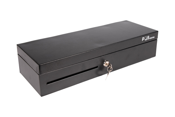 Денежный ящик POScenter 460KL 460x170x103, распайка для "ШТРИХ-М", EPSON (Атол) черный